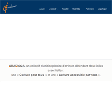 Tablet Screenshot of gradisca.fr